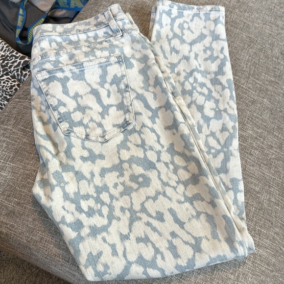 Current Elliott Womens High Waist Stiletto Leopard Ankle Skinny Jeans - Picture 13 of 15